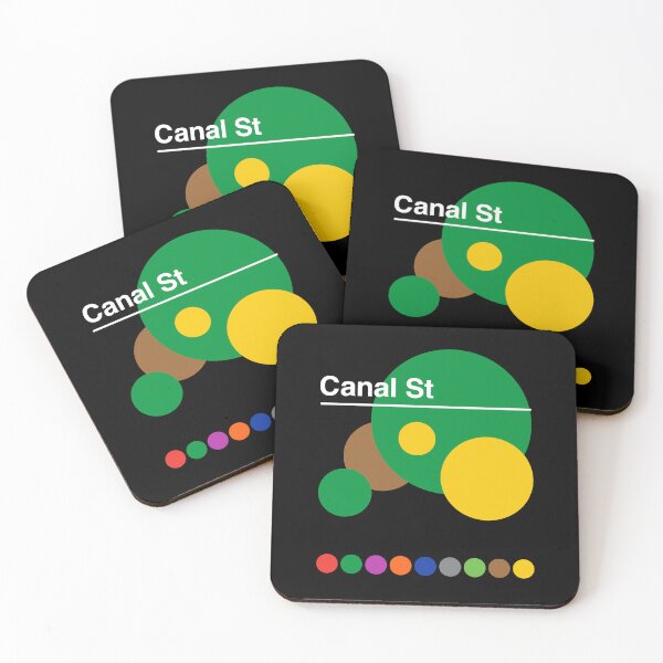 Item preview, Canal Street Chinatown and SoHo Manhattan New York Subway designed and sold by ClickForMore.