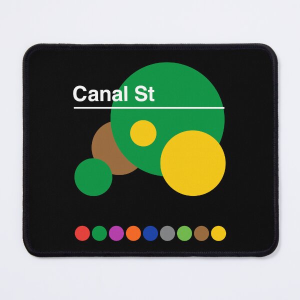 Item preview, Canal Street Chinatown and SoHo Manhattan New York Subway designed and sold by ClickForMore.