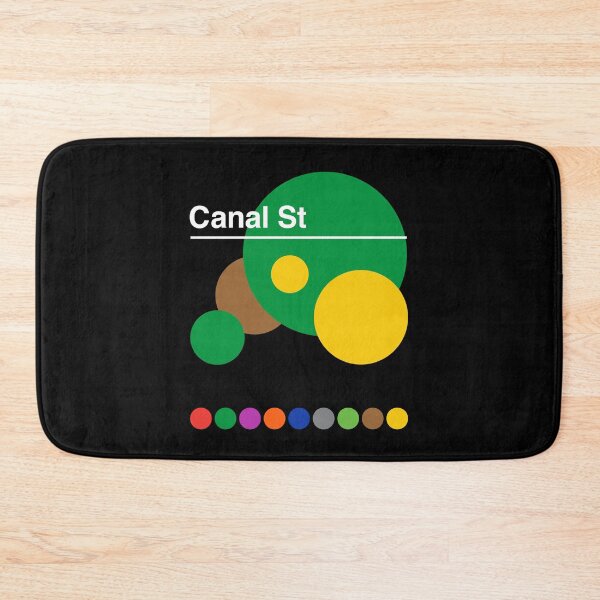 Item preview, Canal Street Chinatown and SoHo Manhattan New York Subway designed and sold by ClickForMore.