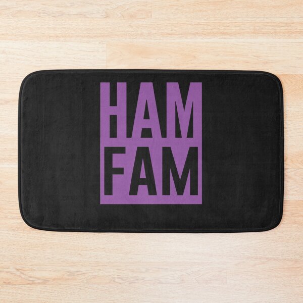 Artikelvorschau, Ham Fam (lila Logo) klassisches T-Shirt entworfen und verkauft von MichalisPantelo.