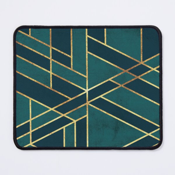 Item preview, Green and Gold geometric designed and sold by MA DESIGNS.