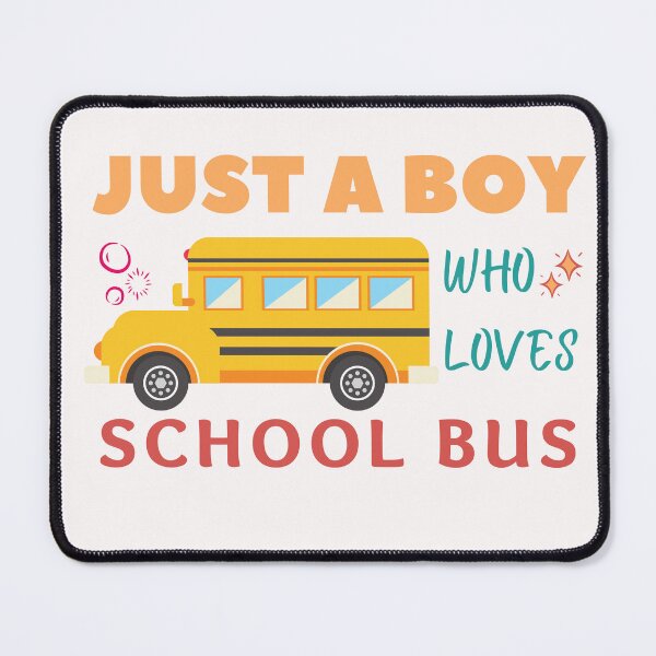 Item preview, Just A Boy Who Loves School Buses designed and sold by Linizarti-casely Store.