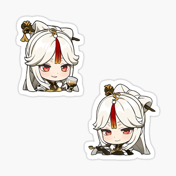 Ningguang Genshin Impact Chibi Stickers Set Sticker For Sale By Dudu