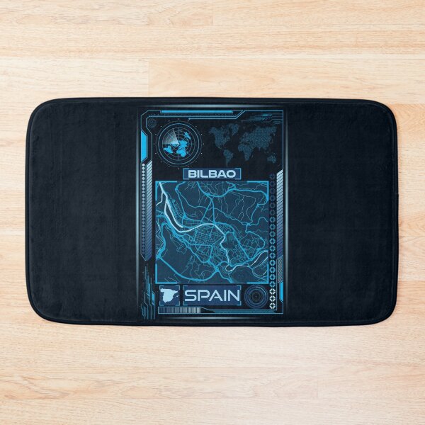 Item preview, Bilbao Map Spain designed and sold by hatimelhag.