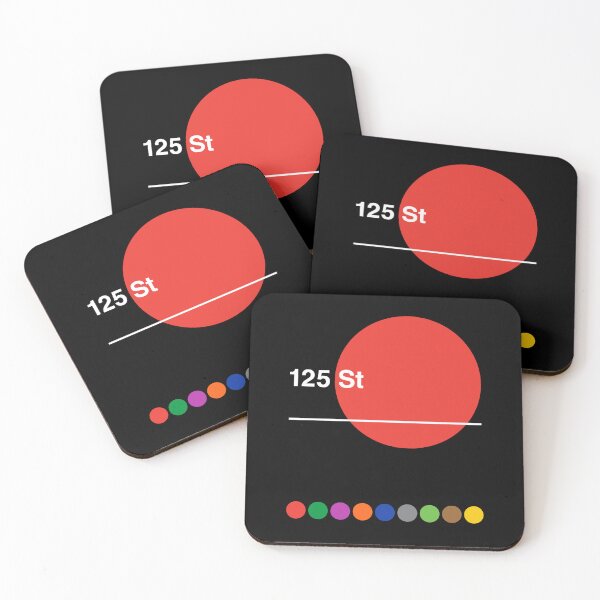 Item preview, 125 Street Red Line Harlem Manhattan Metro de Nueva York designed and sold by ClickForMore.