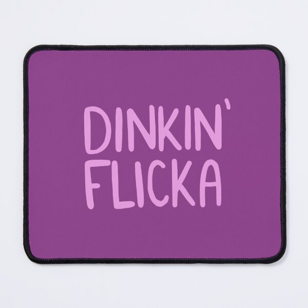 Item preview, DINKIN’ FLICKA (pink lettering) designed and sold by ONLINE DISTRICT.