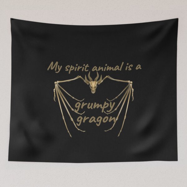 Item preview, My spirit animal is a grumpy dragon designed and sold by KAIDENSTORE.