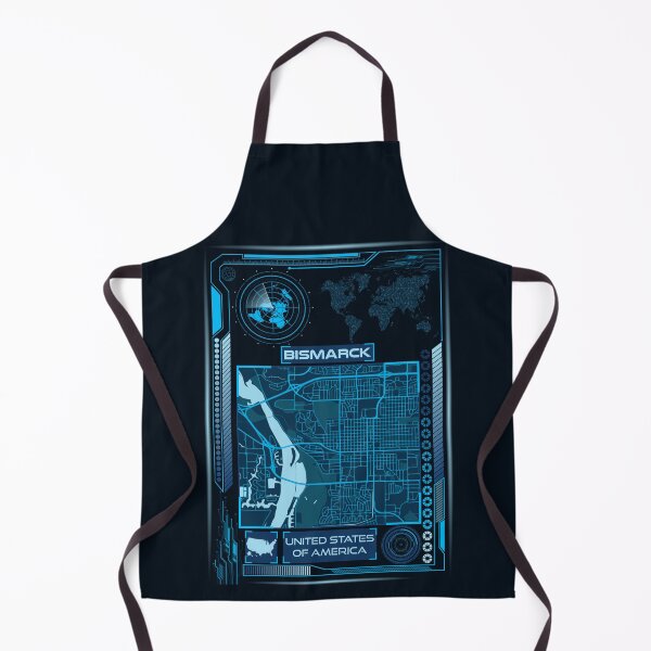 Item preview, Bismarck Map USA designed and sold by hatimelhag.