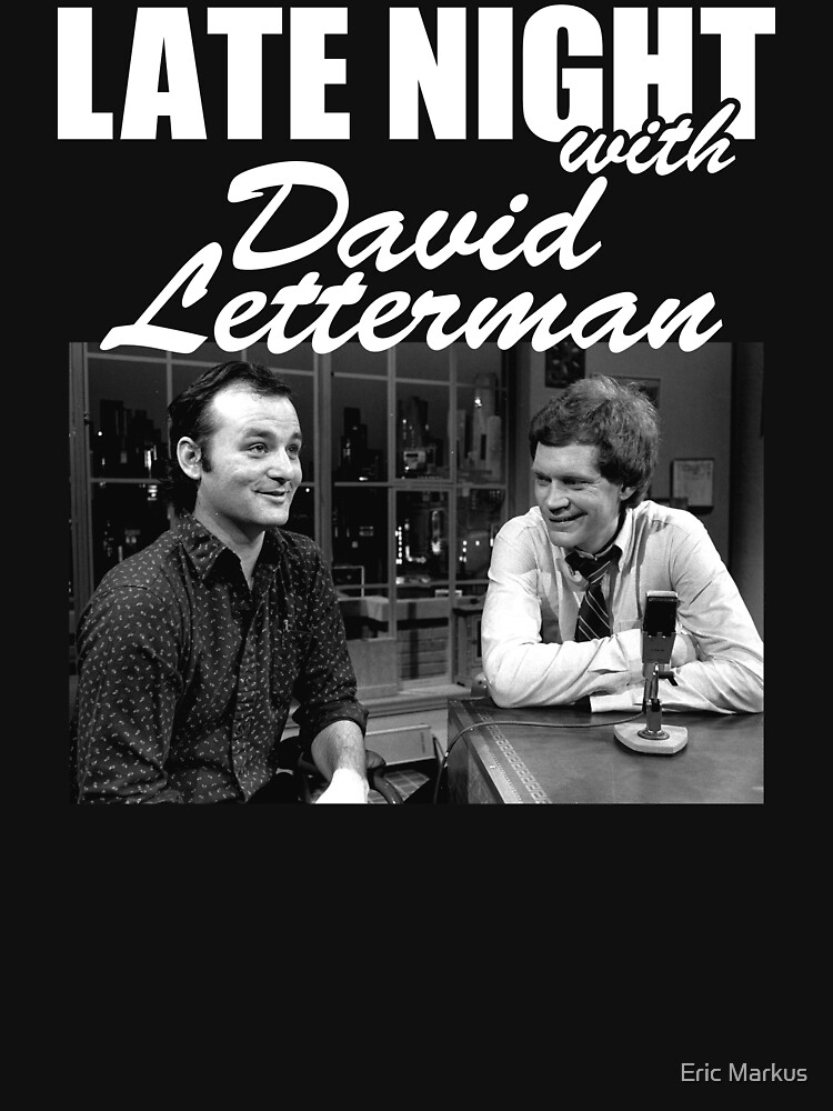 late night with david letterman t shirt