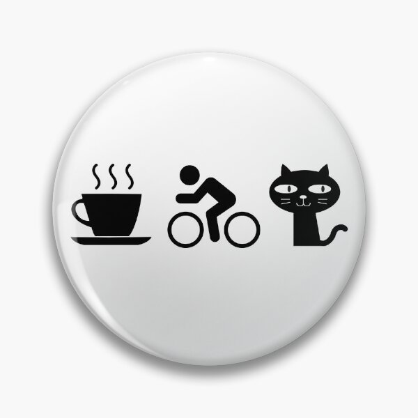 Item preview, Coffee. Cats. Cycling designed and sold by TheGreenGoat.