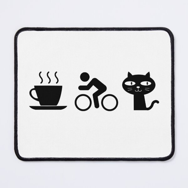 Item preview, Coffee. Cats. Cycling designed and sold by TheGreenGoat.