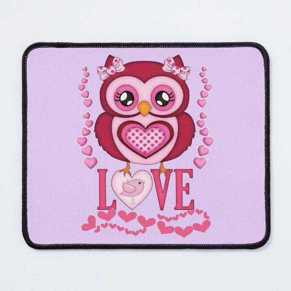 Item preview, Lady Owl in Love, fantasy design designed and sold by LoneAngel.