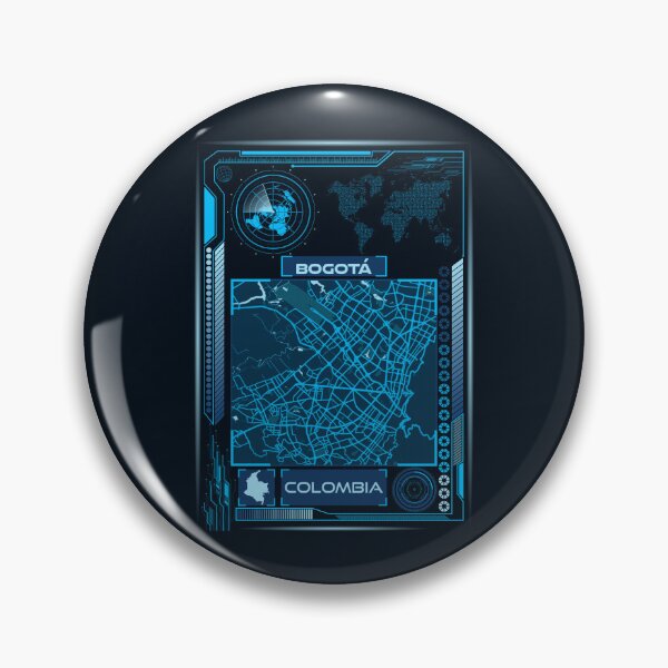 Item preview, Bogota Map Colombia designed and sold by hatimelhag.