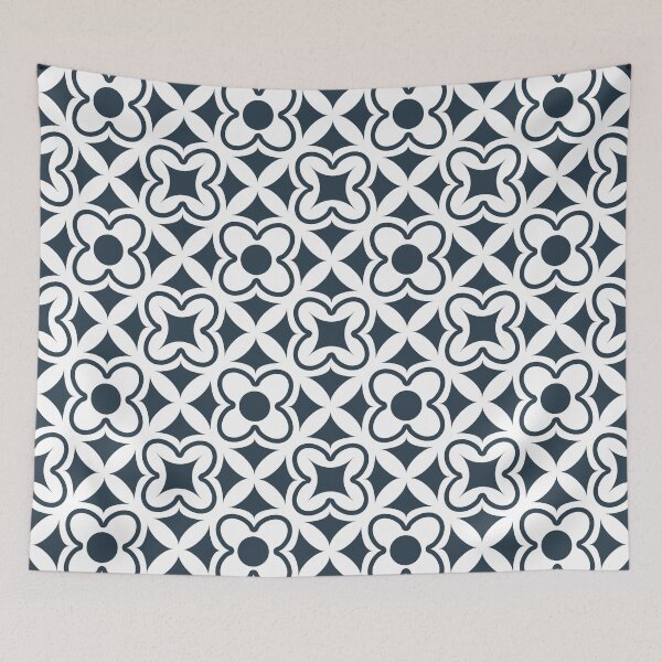 Item preview, Monochrome bicolor black and white Alhambra style designed and sold by Lubo Lubenov.
