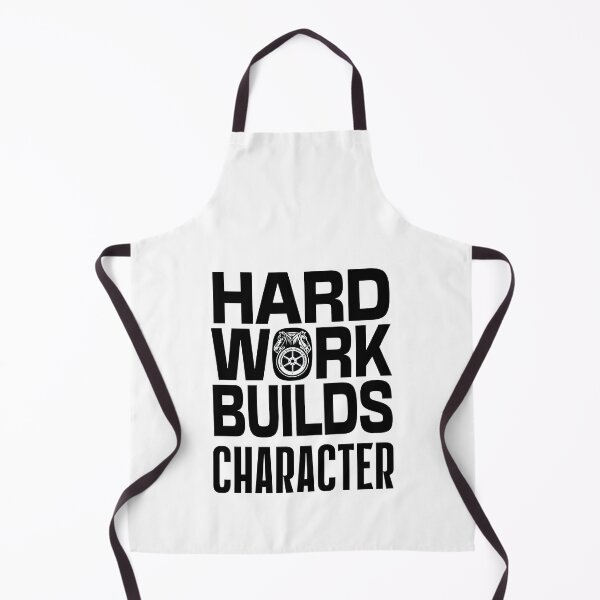 Item preview, Teamsters Gift, Union worker, Hard work Builds character black on white design designed and sold by Cheeky Companions.