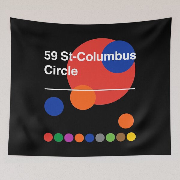 Item preview, 59 Street Columbus Circle Manhattan New York Subway designed and sold by ClickForMore.