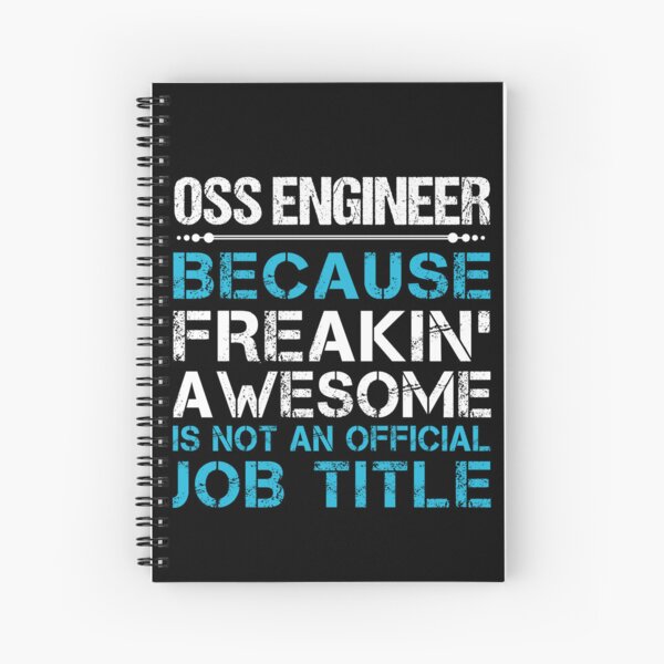 Item preview, Oss Engineer T Shirt - Freaking Awesome Job Gift Item Tee designed and sold by oetate4774.