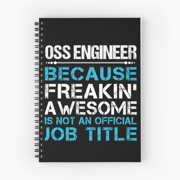 Item preview, Oss Engineer T Shirt - Freaking Awesome Job Gift Item Tee designed and sold by oetate4774.