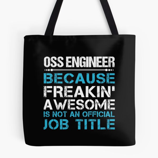 Item preview, Oss Engineer T Shirt - Freaking Awesome Job Gift Item Tee designed and sold by oetate4774.