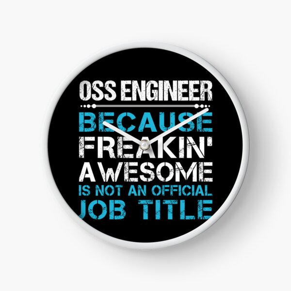 Item preview, Oss Engineer T Shirt - Freaking Awesome Job Gift Item Tee designed and sold by oetate4774.