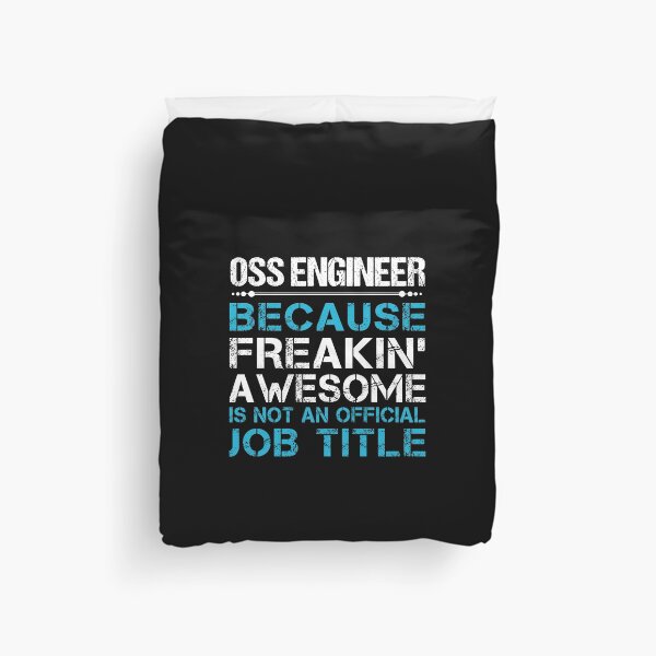 Item preview, Oss Engineer T Shirt - Freaking Awesome Job Gift Item Tee designed and sold by oetate4774.