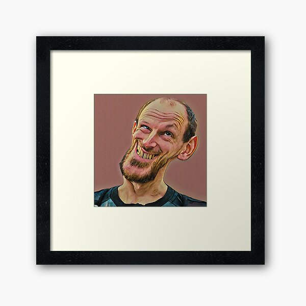 Ah ... Shucks !! Funny Face - Caricature Framed Art Print