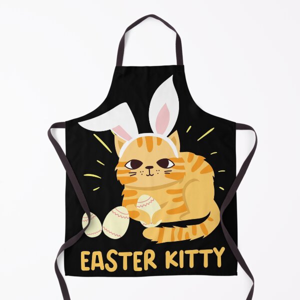 Item preview, Easter kitty happy easter cat with easter eggs designed and sold by Mindy Bubble.