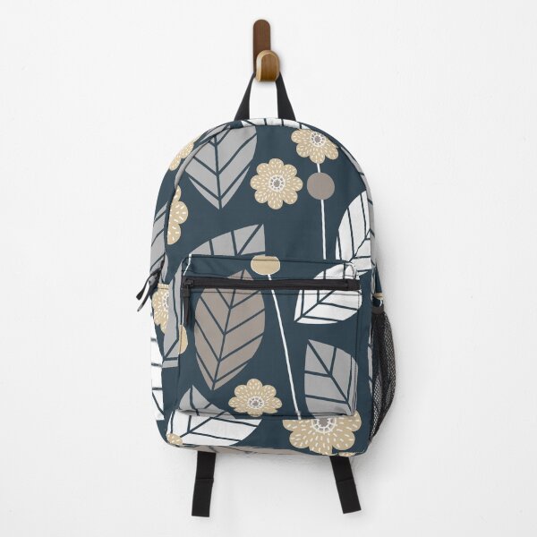 Item preview, Monochrome beige sand mauve black and white floral pattern designed and sold by Lubo Lubenov.