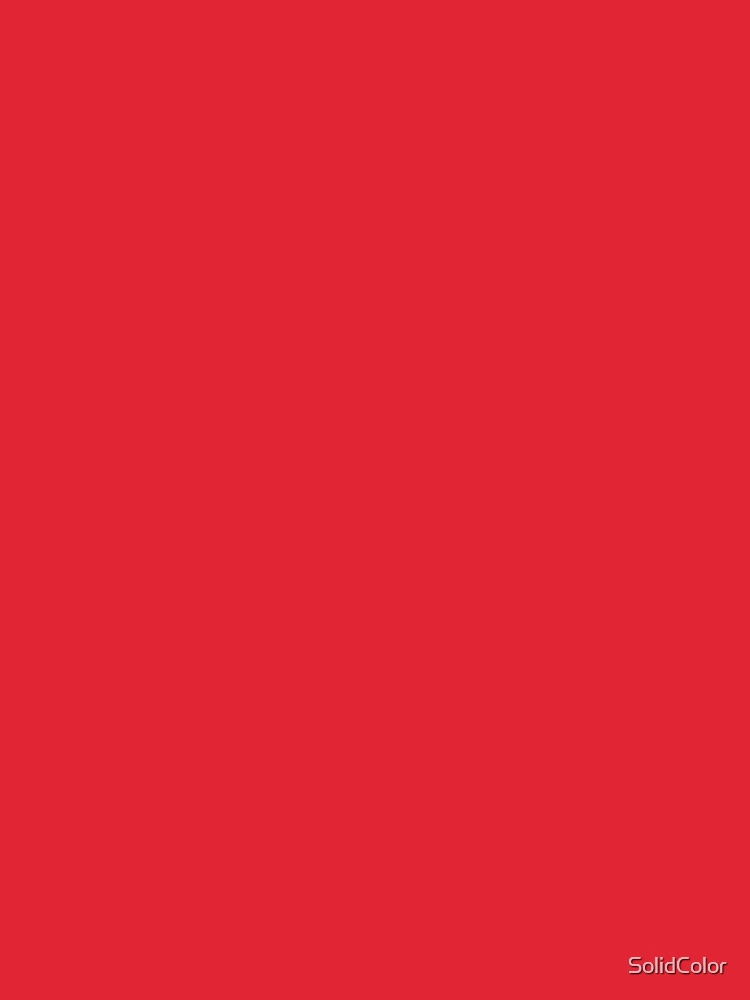 Aperçu 5 sur 5. Robe trapèze avec l'œuvre Alizarin Crimson Red Plain color créée et vendue par SolidColor.