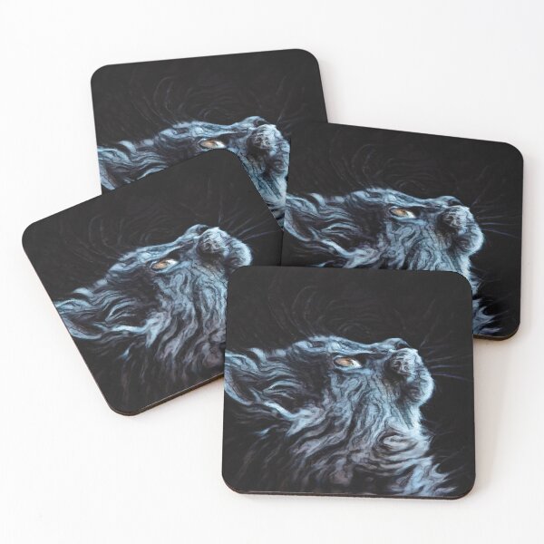 Item preview, Cat Looking Up - Van Gogh Art Style designed and sold by Funimals-Art.
