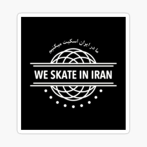 WE SKATE IN IRAN Sticker