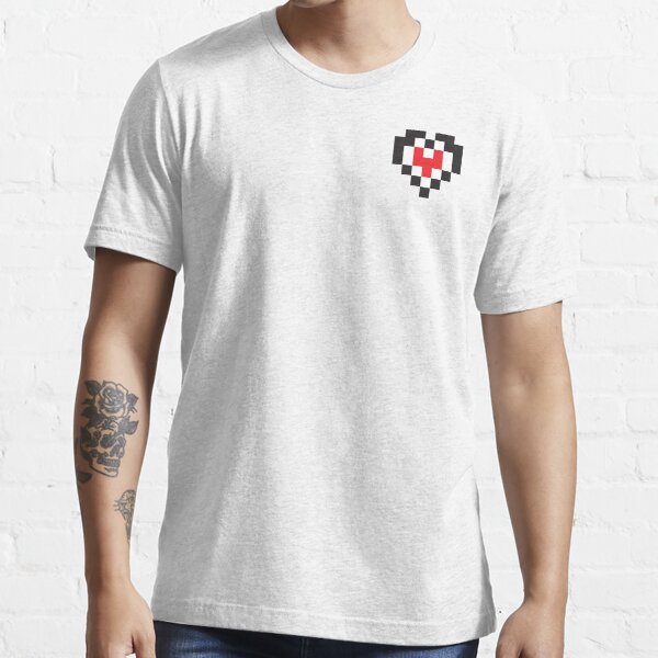 Item preview, PIXELATED HEART - HALF designed and sold by Truffle Shnuffle.