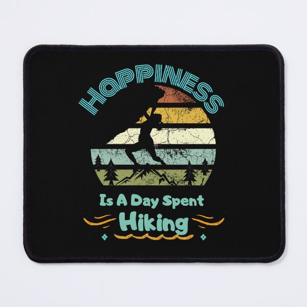 Item preview, Happiness is a day spent hiking designed and sold by D/Art ⭐⭐⭐⭐⭐.