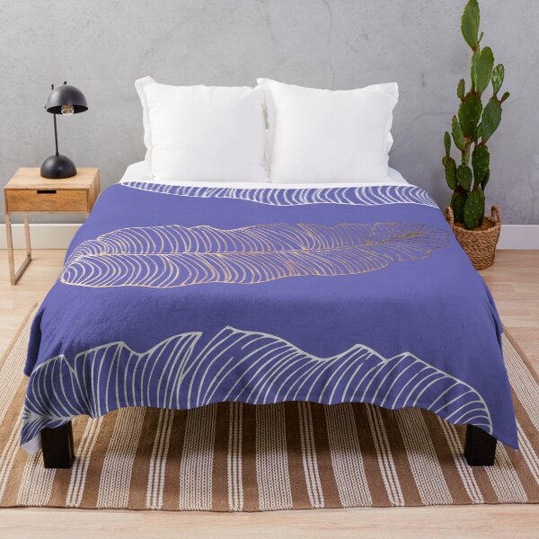 Item preview, Palm Leaves Very Peri Lavender Lilac Blue Nature Elements designed and sold by Lubo Lubenov.