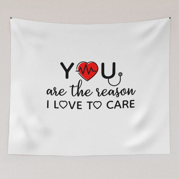 Item preview, You Are The Reason I Love To Care designed and sold by Cubed  bubble.