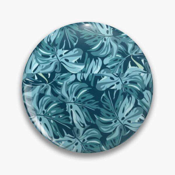 Item preview, Nature pattern of blue leaves designed and sold by Eramatt.