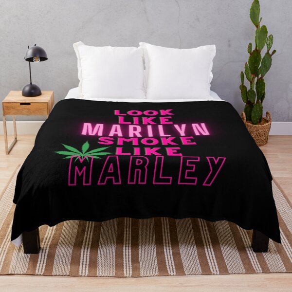 Item preview, LOOK LIKE MARILYN SMOKE LIKE MARLEY | Weed Memes |  Stoner Girl | Stoned Queen designed and sold by AlfaEcho.