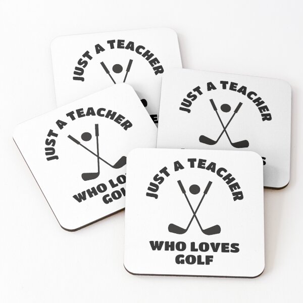 Item preview, Just a teacher who loves golf designed and sold by TheGreenGoat.
