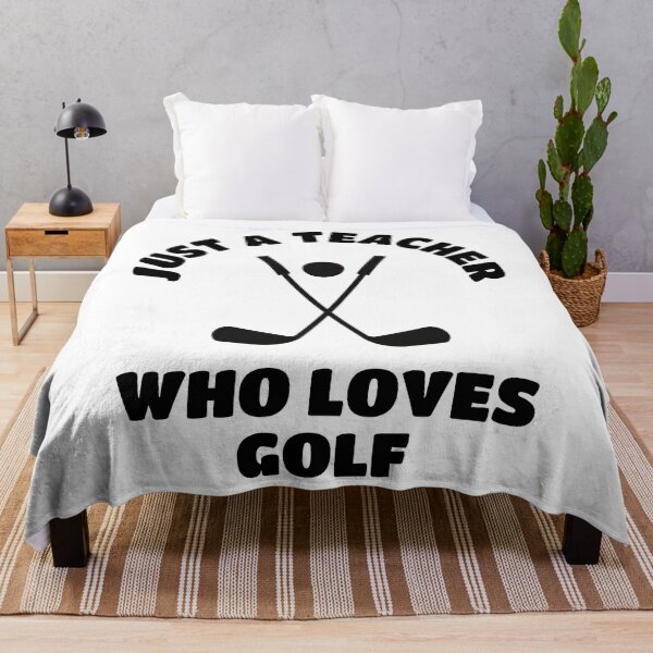 Item preview, Just a teacher who loves golf designed and sold by TheGreenGoat.