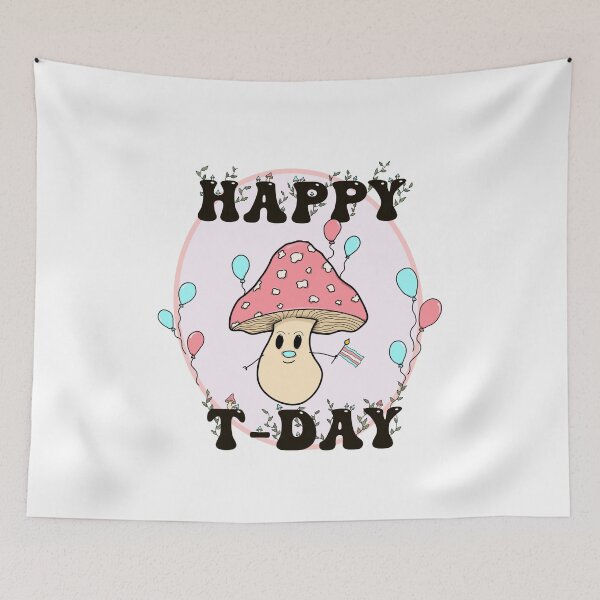 Item preview, Happy T-Day Mushroom- Lgbtq Testosterone Celebration designed and sold by Koiboi11.