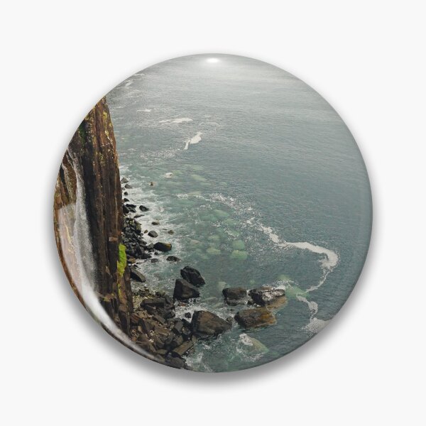 Item preview, Waterfall on Cliffs of Kilt Rock, Isle of Skye, Scotland - Travel Photography designed and sold by CarolinaReina.