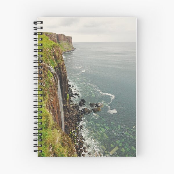 Item preview, Waterfall on Cliffs of Kilt Rock, Isle of Skye, Scotland - Travel Photography designed and sold by CarolinaReina.