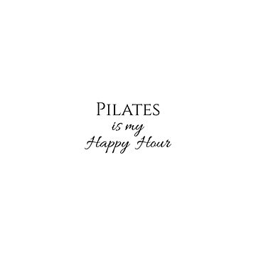 Happy pilates day, Healthy, Pilates trainer, Pilates gifts Poster