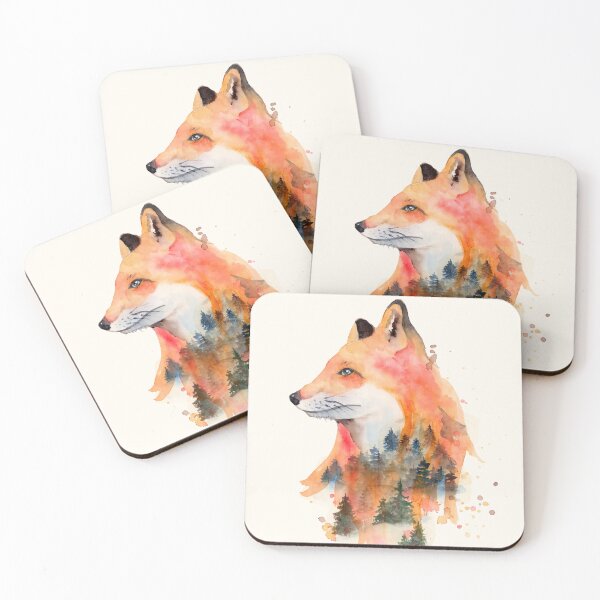 Item preview, Forest Fox, Watercolor Woodland Animal Painting, Fox Head designed and sold by DaisyPaints.