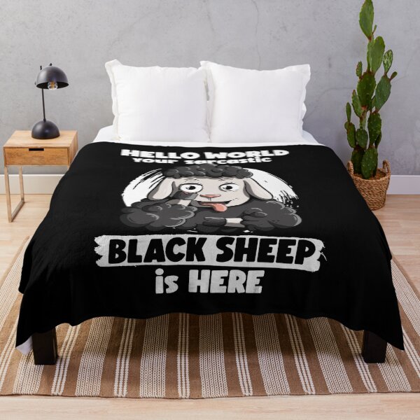 Item preview, Sarcastic black sheep black sheep of the world designed and sold by Lambo-Designs.
