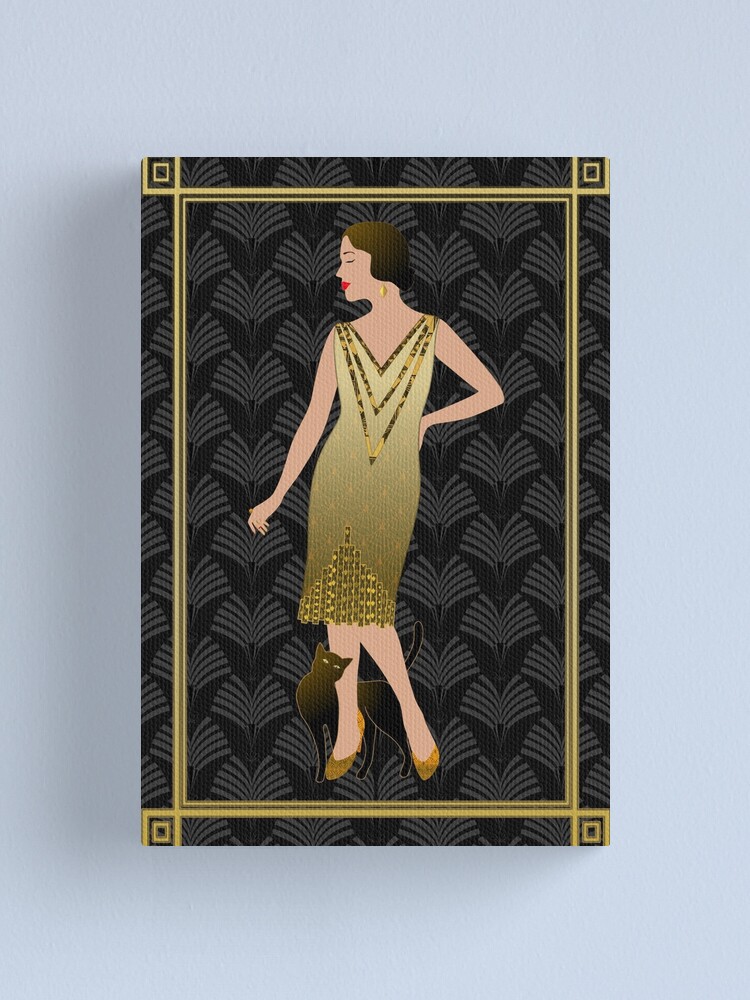 Golden Mystery - Louis Vuitton Art Framed Wall Decor, Fashion and