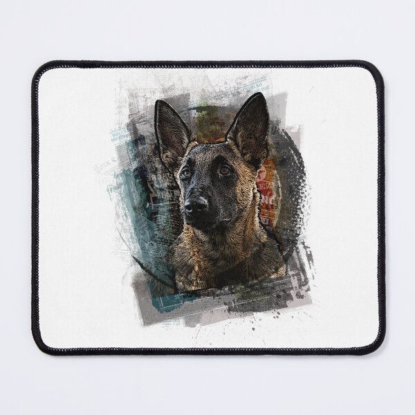 Item preview, Belgian Shepherd Malinois portrait designed and sold by ranker666.
