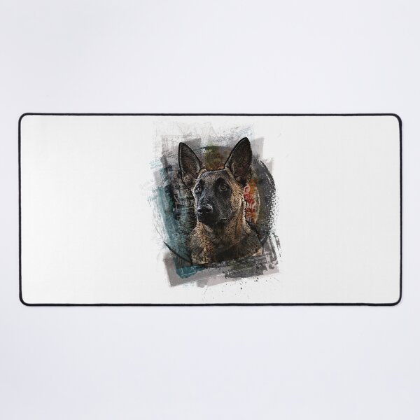 Item preview, Belgian Shepherd Malinois portrait designed and sold by ranker666.