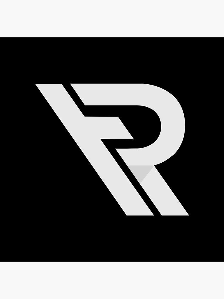 "BLACK R LOGO" Art Print for Sale by rofaydae | Redbubble