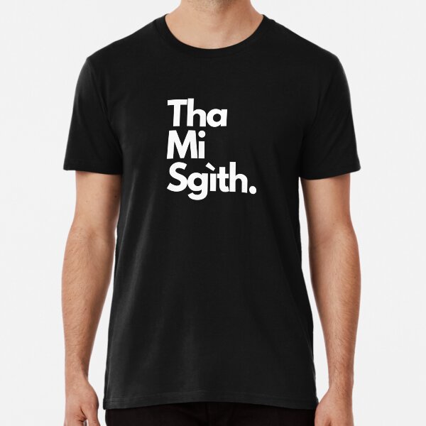 Item preview, Tha Mi Sgìth (I am tired in Scottish Gaelic) Design designed and sold by AnamArts.